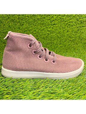 Allbirds Tree Toppers Womens Size 5 Pink White Athletic Walking Shoes Sneakers